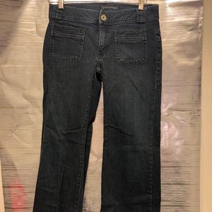 Banana Republic Wide Leg Dark Wash Jean